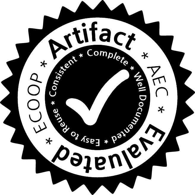 ECOOP 2016 Artifact Evaluation Committee badge